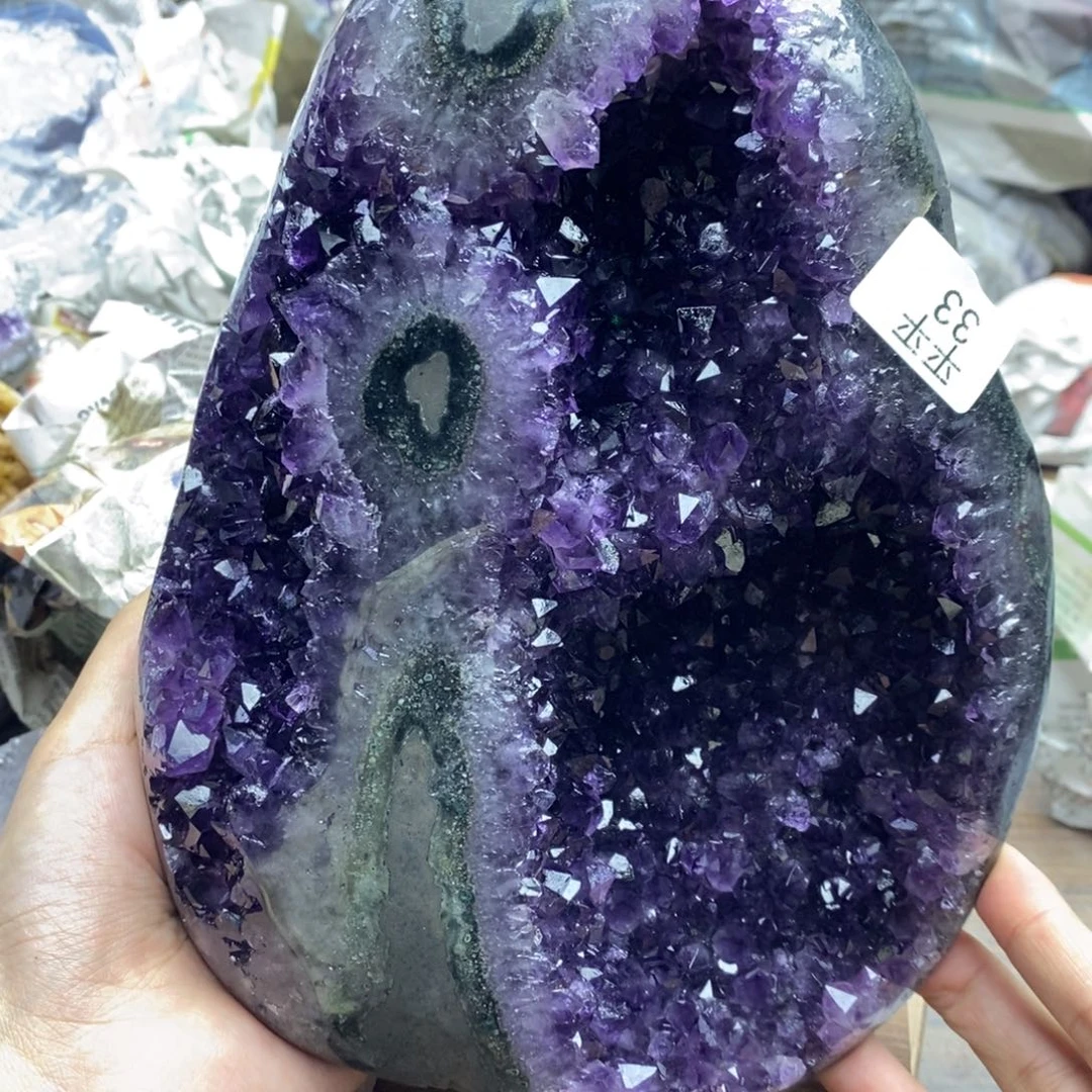 狐****未镶嵌珠宝半成品紫晶