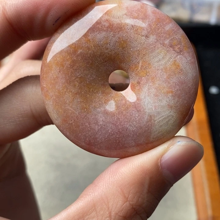 硅化玉颈饰未镶嵌A**我