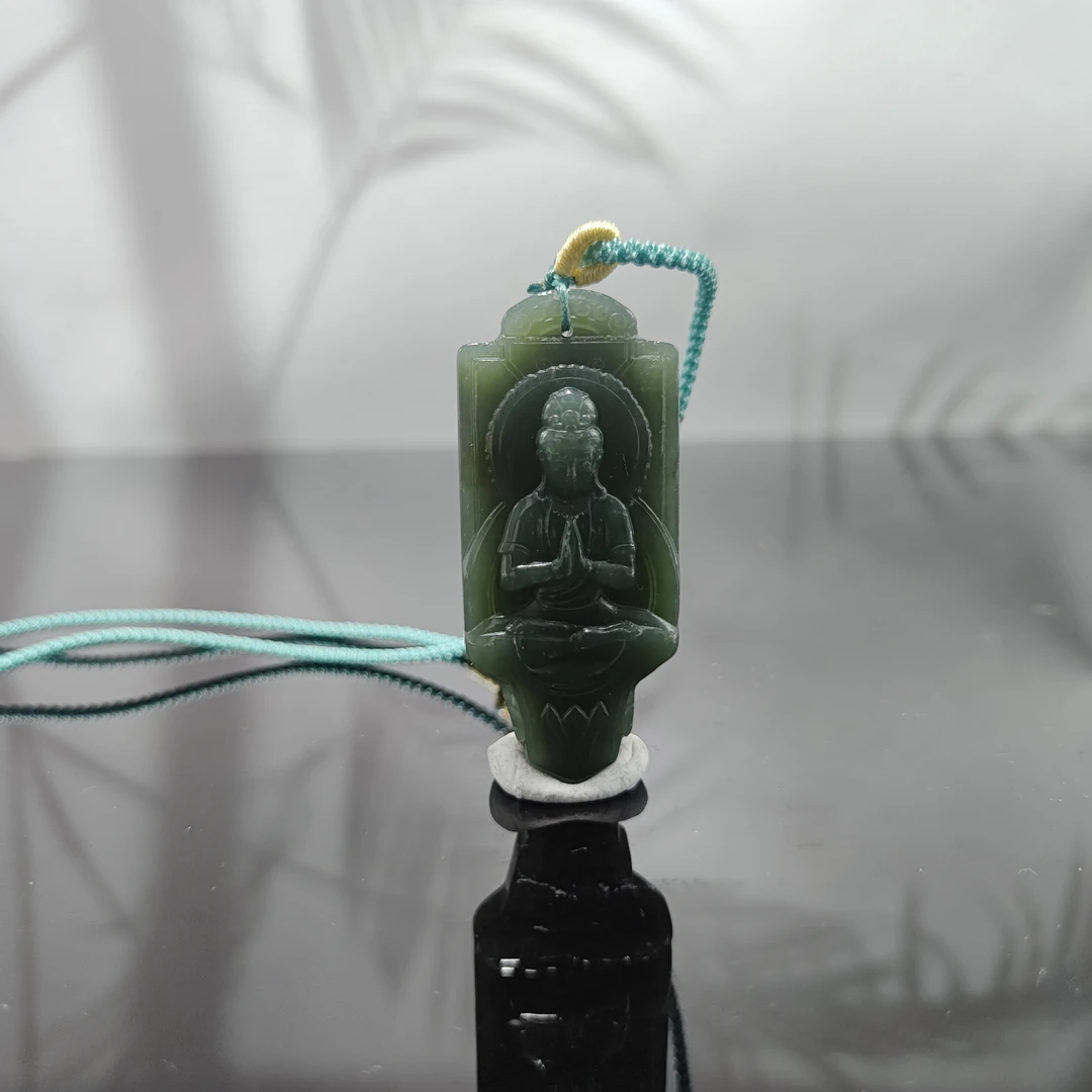 R和田玉观音吊坠0072