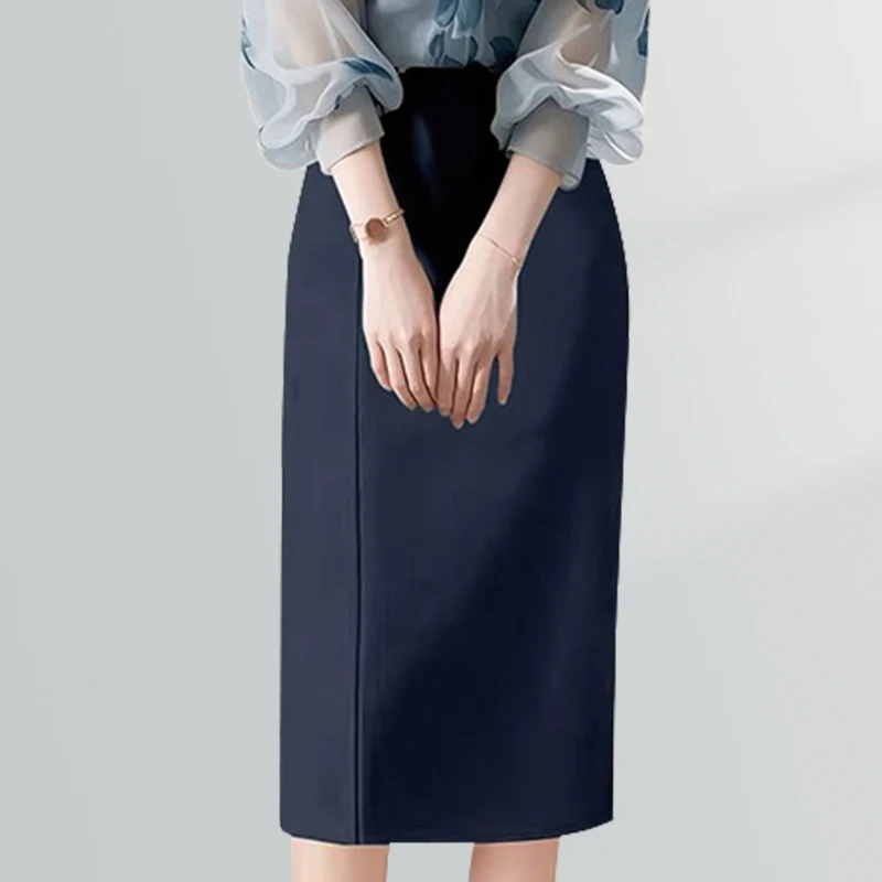 【炳瀚】大码优雅印花七分袖衬衫梭织半裙女装夏BH225WBC15332