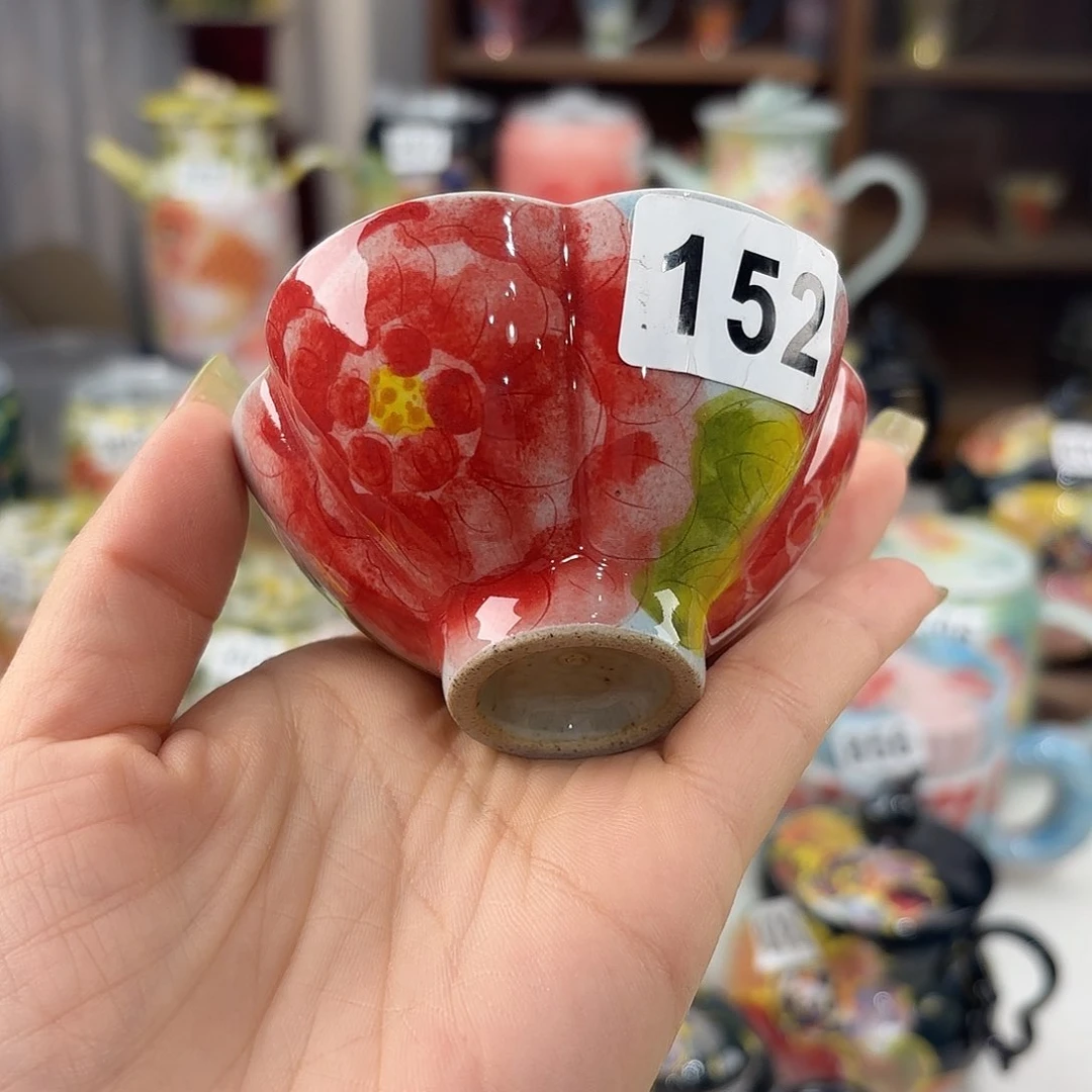 景德镇手绘高温釉下彩陶瓷茶具