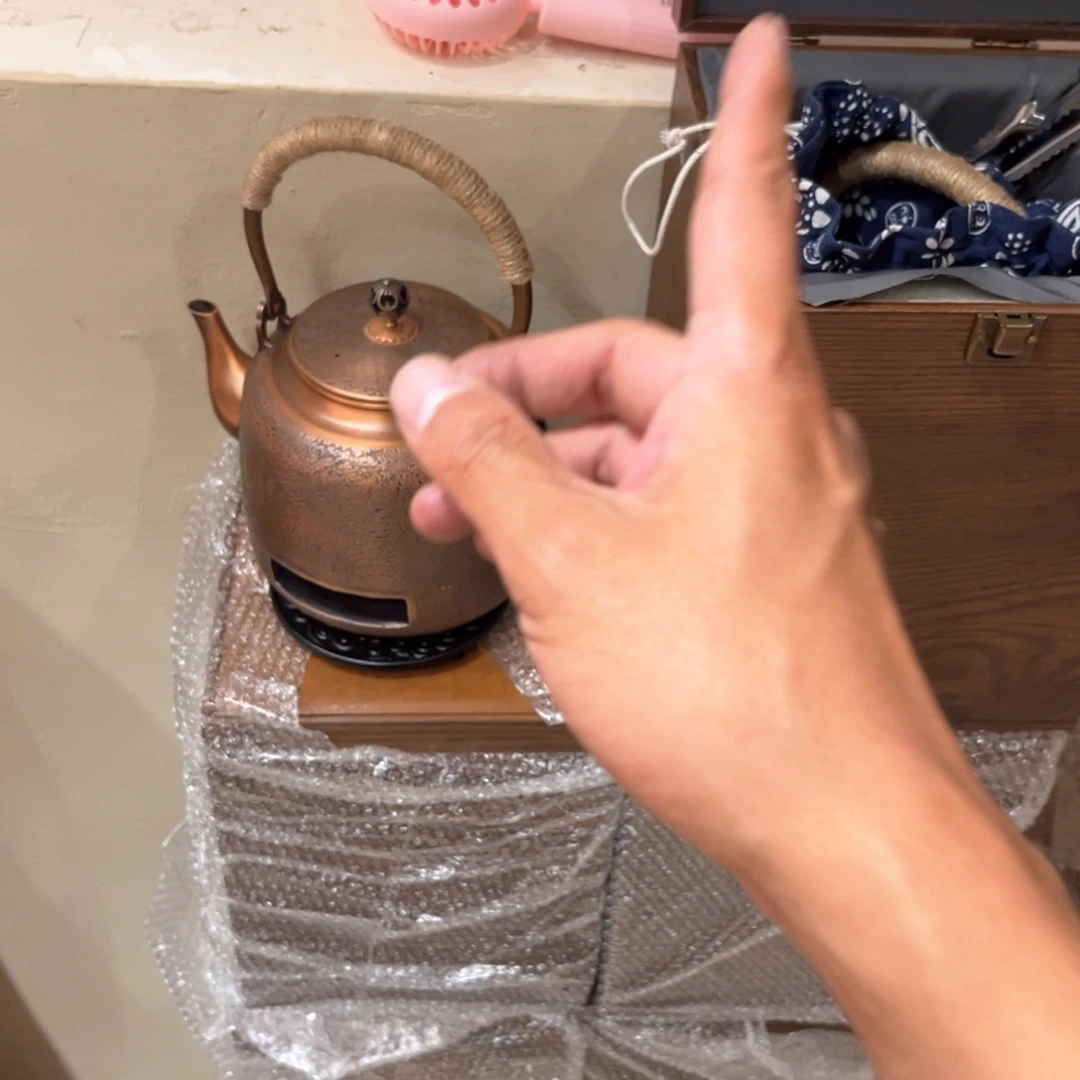 龙*炭火一体壶手工锻打工艺
