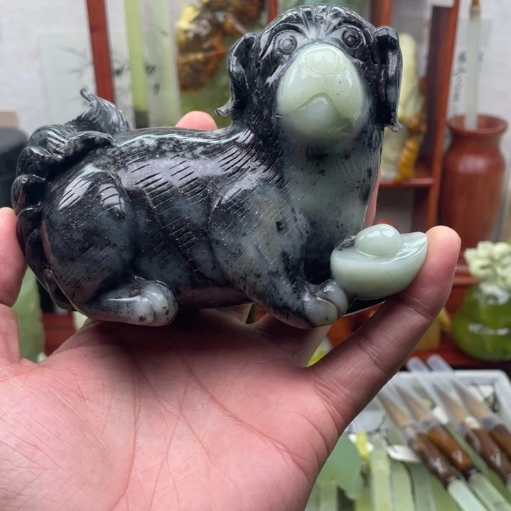 岫玉未镶嵌四大名玉手把