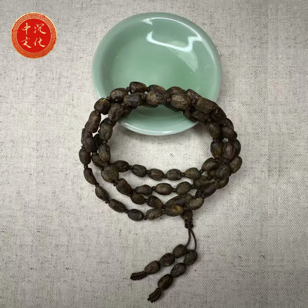 沉香天然野 达拉干 多圈 沉香手串【中沉文化】