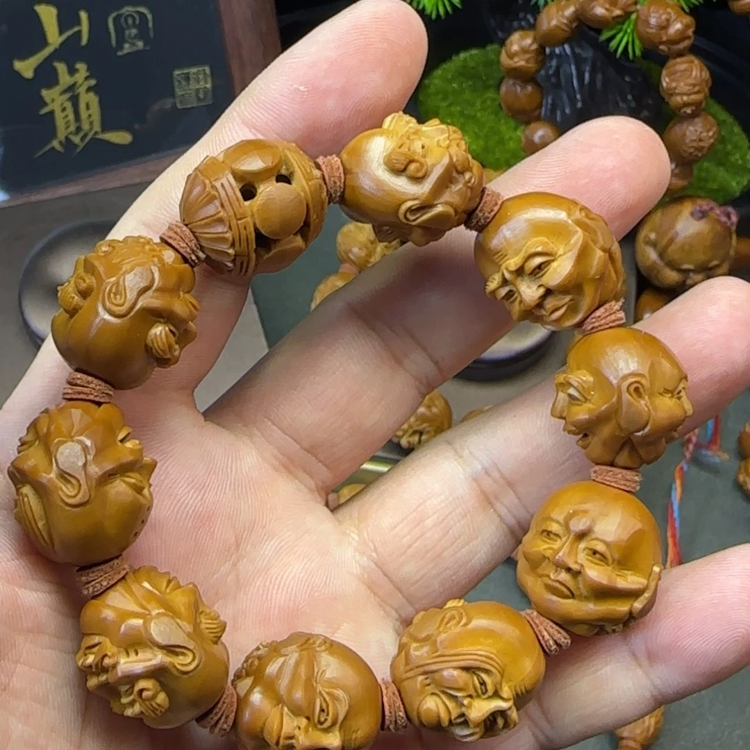 压***力手串/手链橄榄核须派