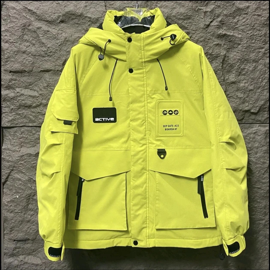 8839【清货】冬季户外连帽保暖面包服休闲百搭宽松加厚抗寒外套