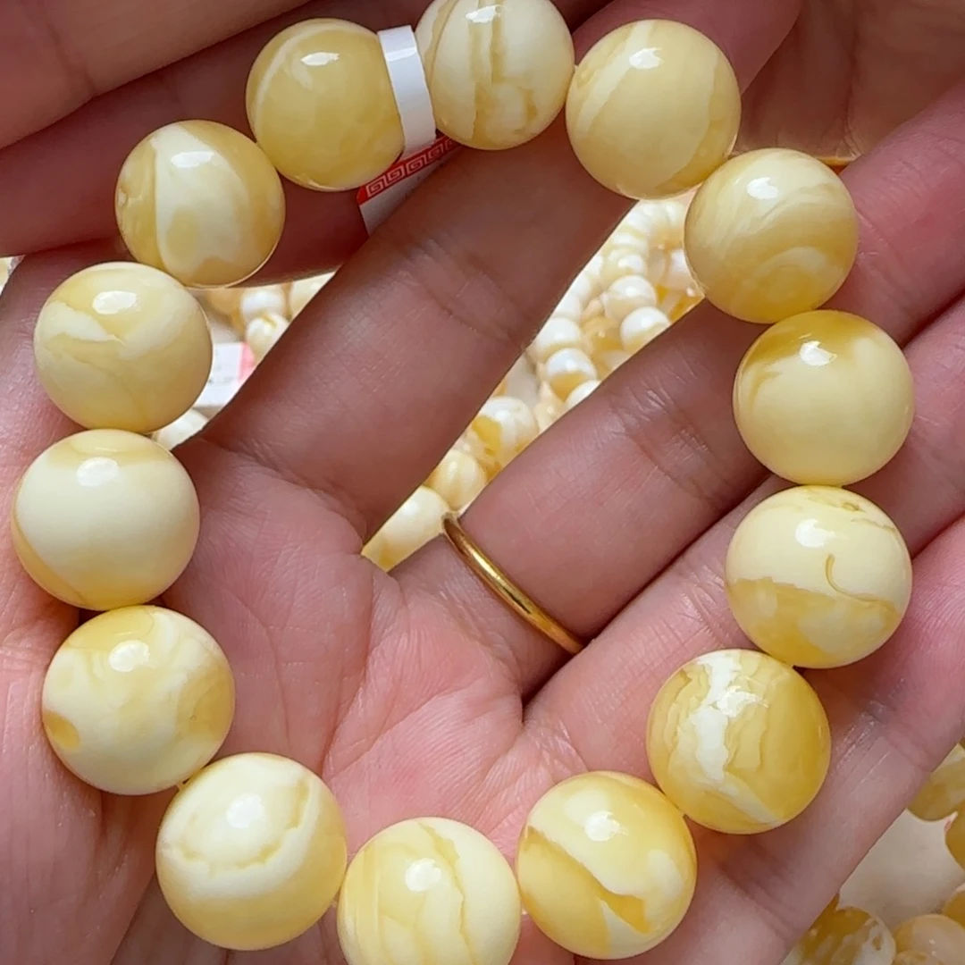 琥珀手链未镶嵌蜜蜡