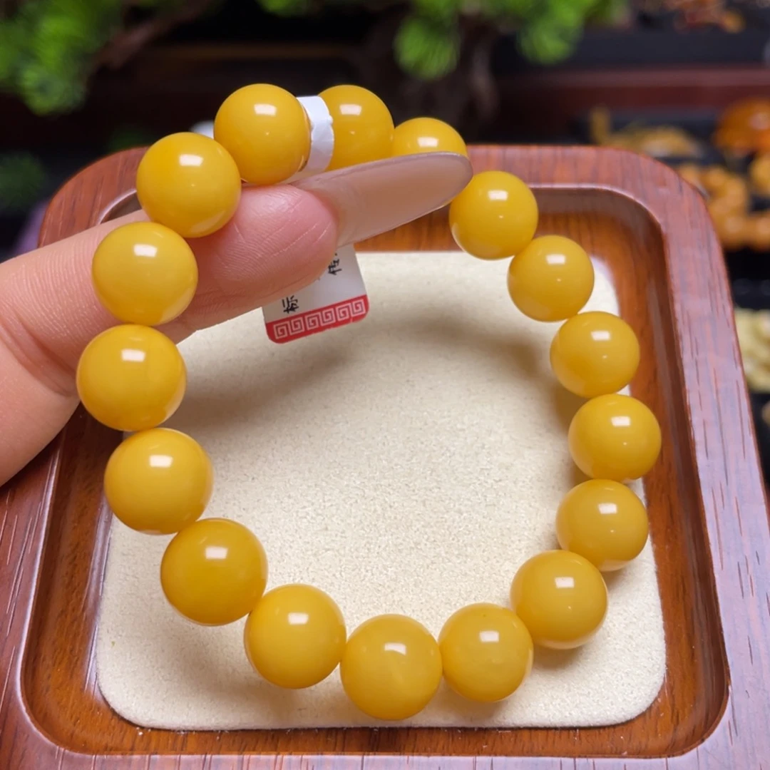 蜜蜡手链未镶嵌手串