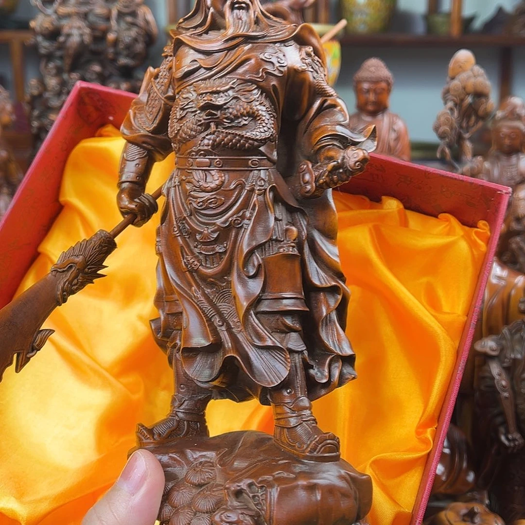 黄杨木黄杨木雕刻高度23厘米 宽度10厘米