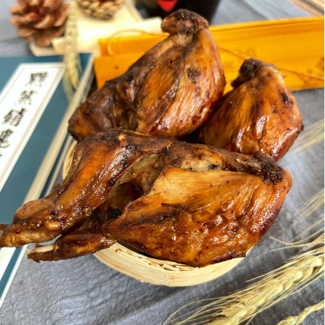 东北纯果木炭火烤开袋即食烤鹌鹑顺丰包邮80后90后特产小时候味道