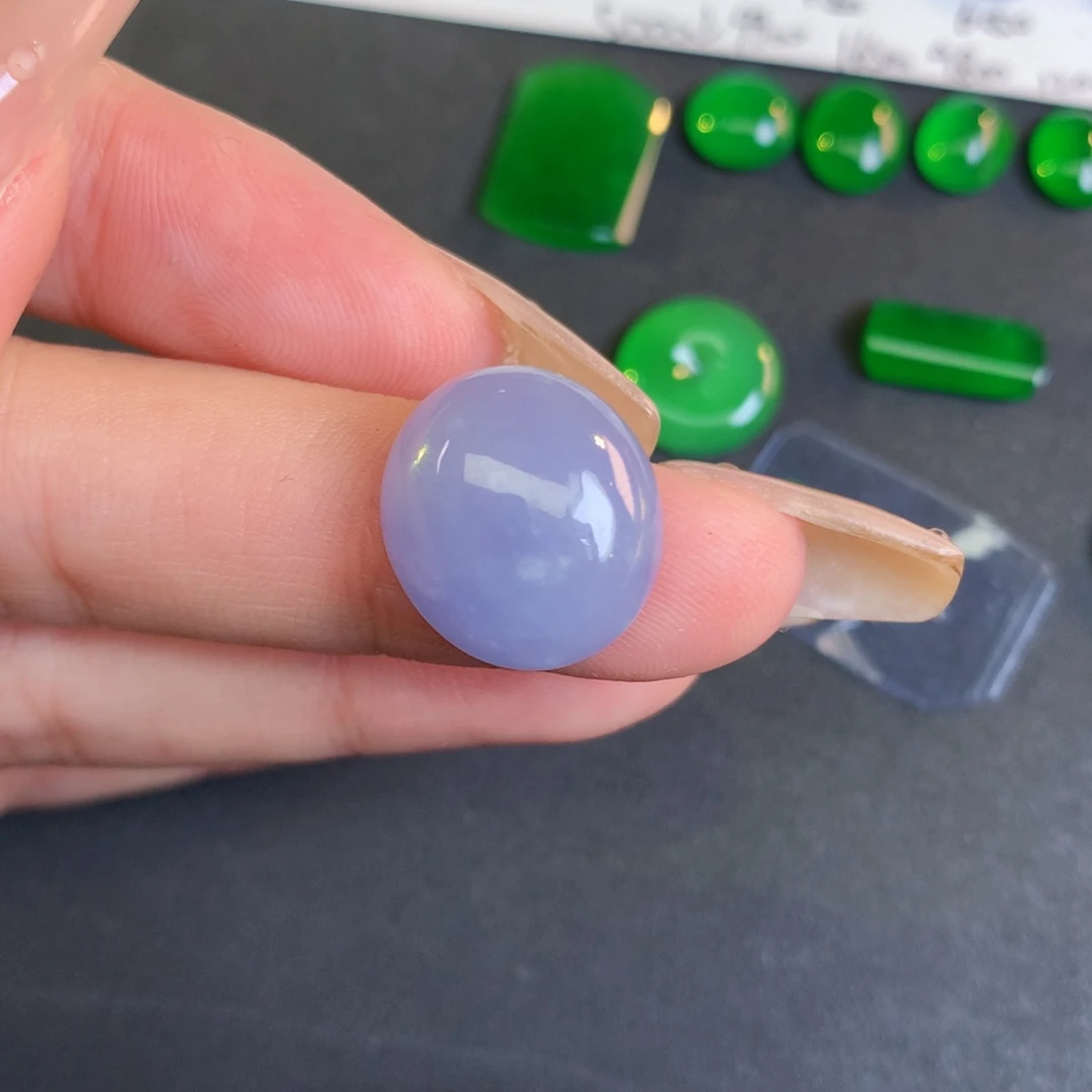 翡翠裸石翡翠翡翠15.28-13.78/5.45