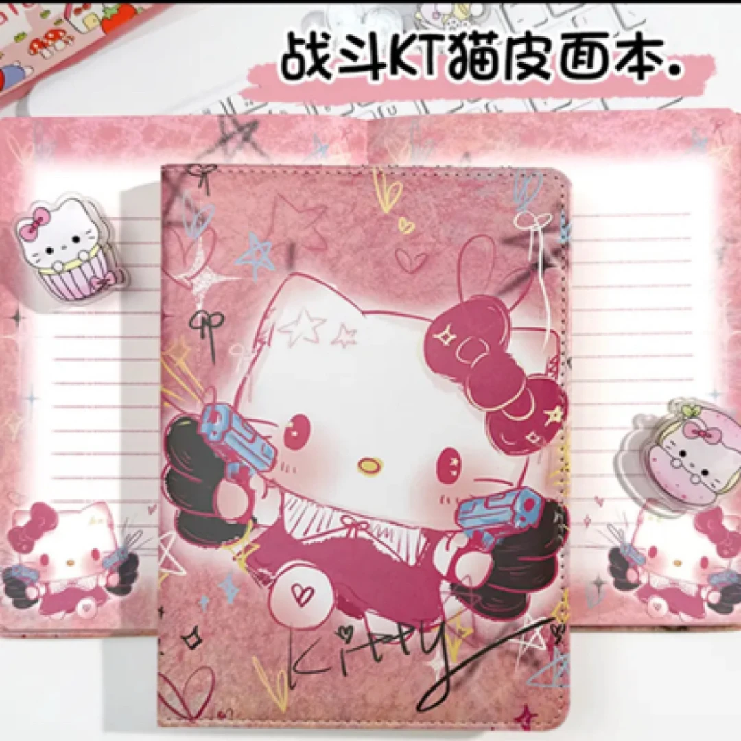 卡通皮面A5本彩页横线实用皮面本合集