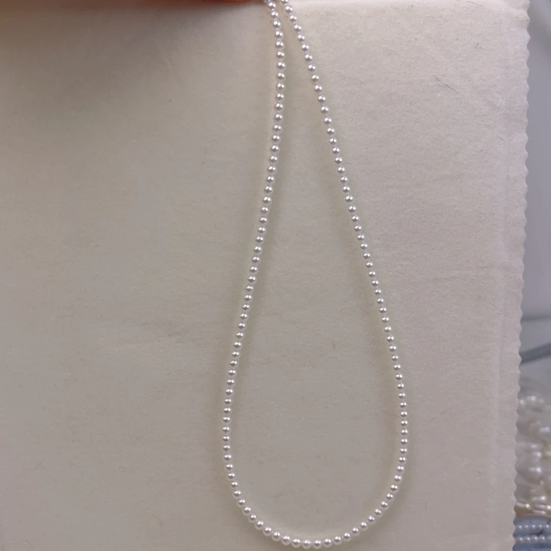 淡水珍珠银S925镶嵌颈饰