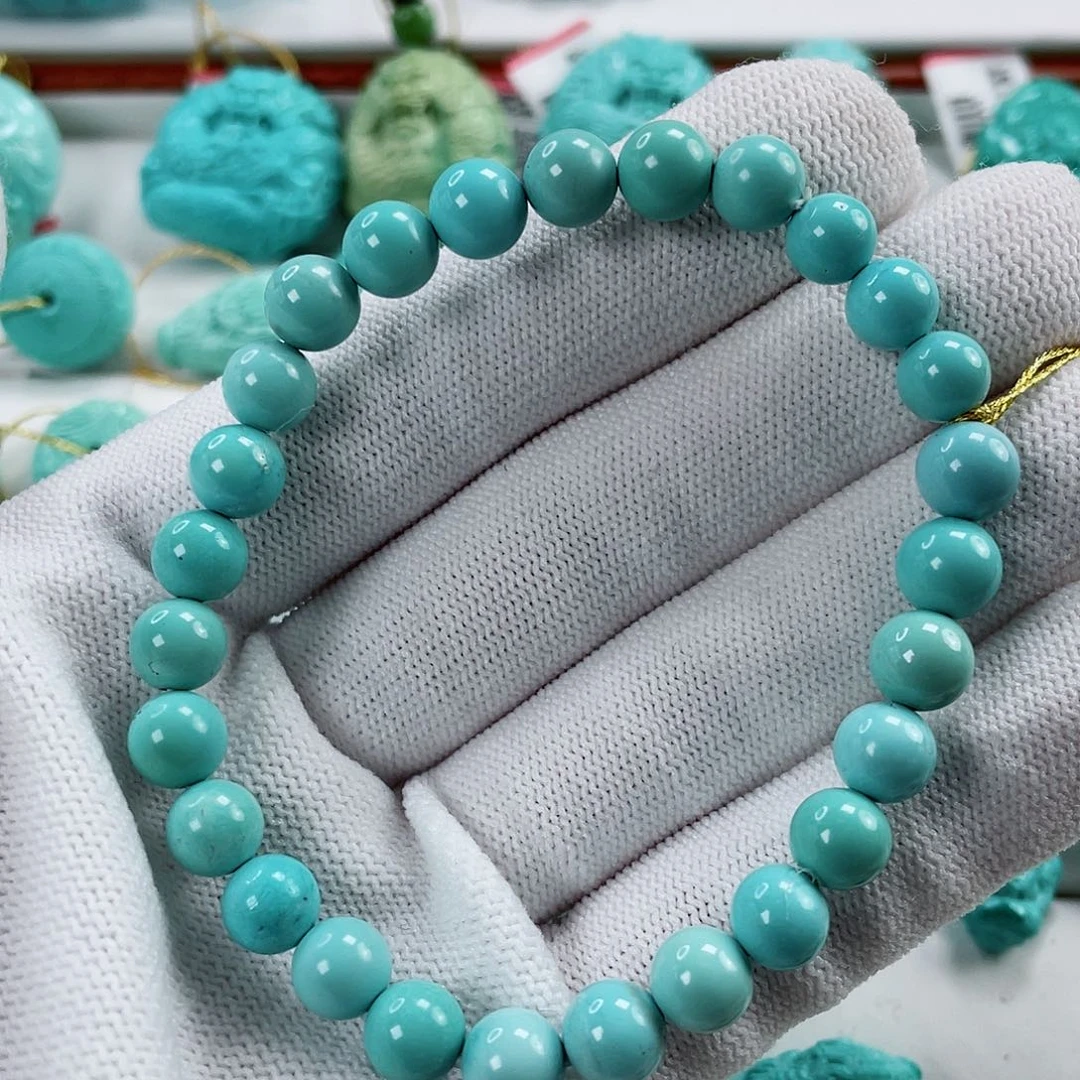 绿松石车挂未镶嵌