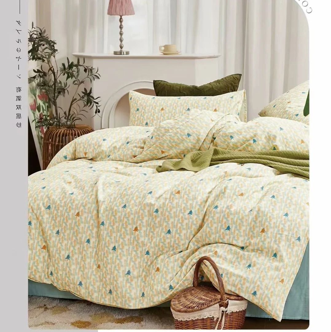 英子家纺-纯棉订制-A类母婴级婴儿棉双层纱