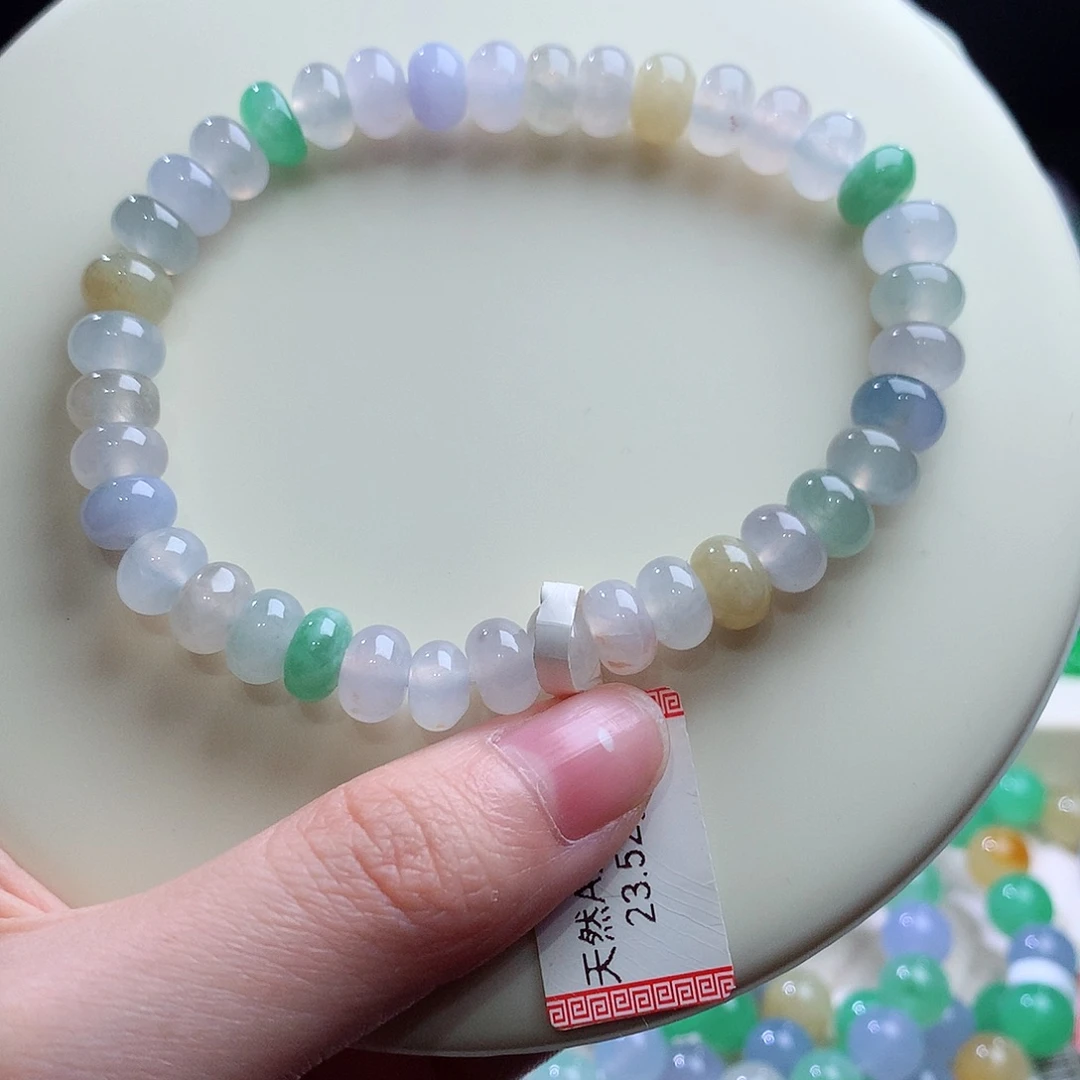 翡翠未镶嵌手串卡8