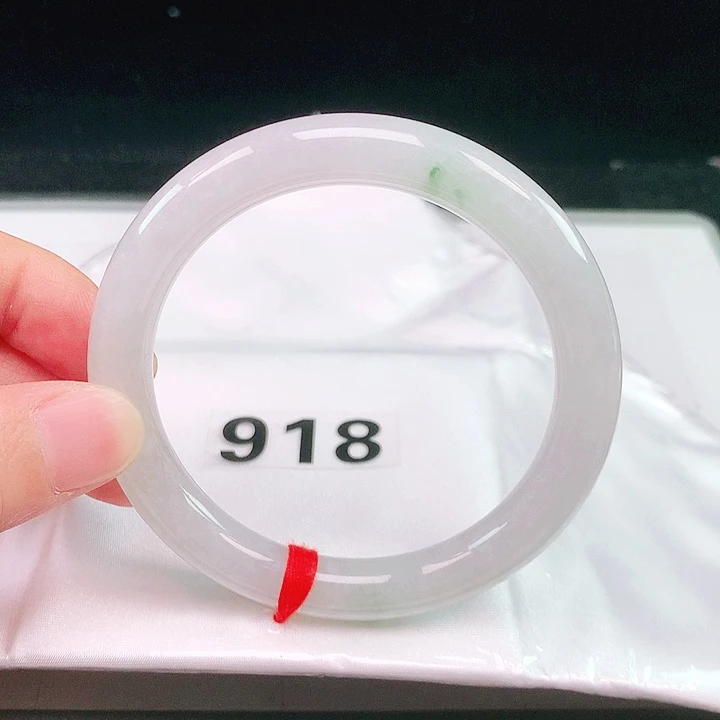 翡翠未镶嵌手镯（圆镯）918