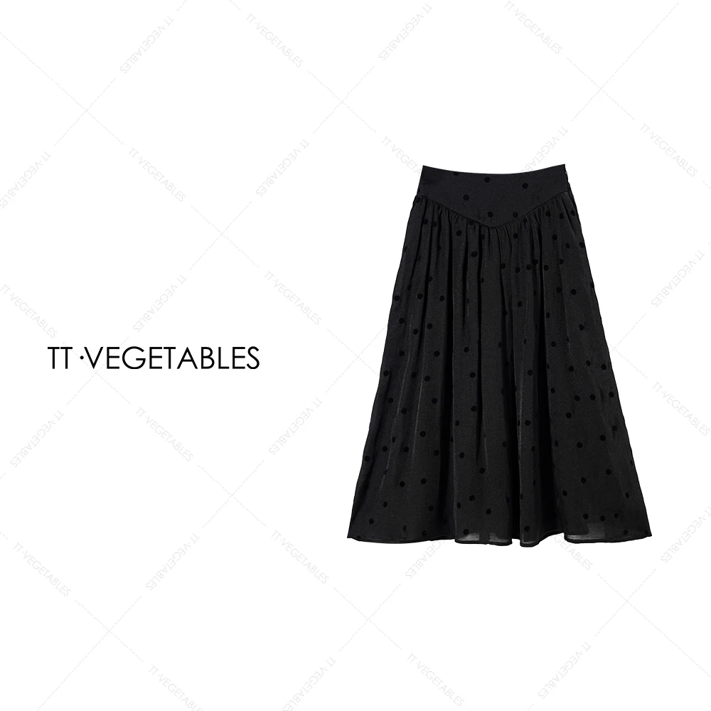 黑波 春季A字气质时尚百搭半身裙511220