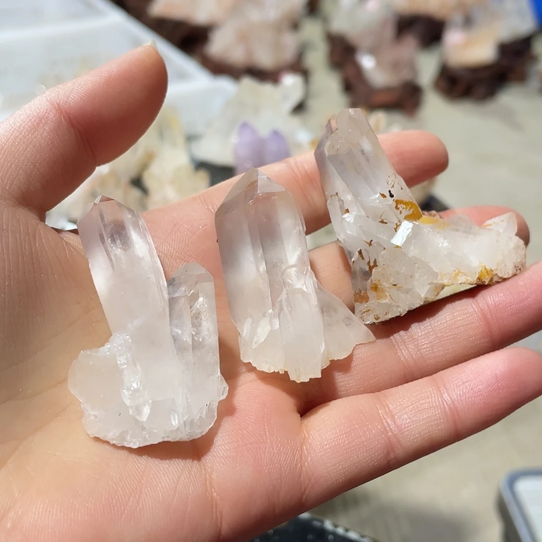 来***财珠宝半成品水晶银S925镶嵌