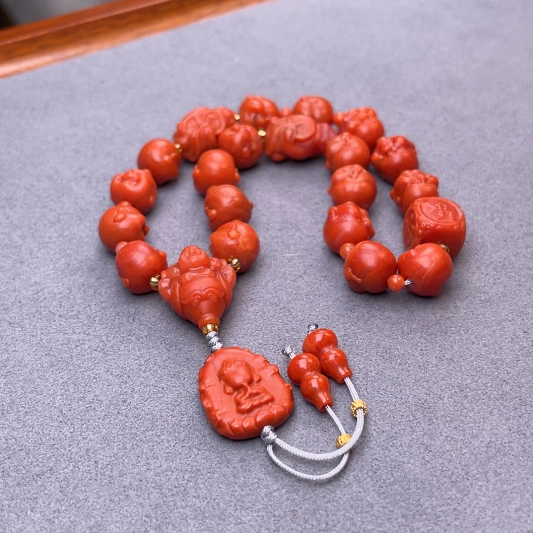 南红玛瑙配饰未镶嵌