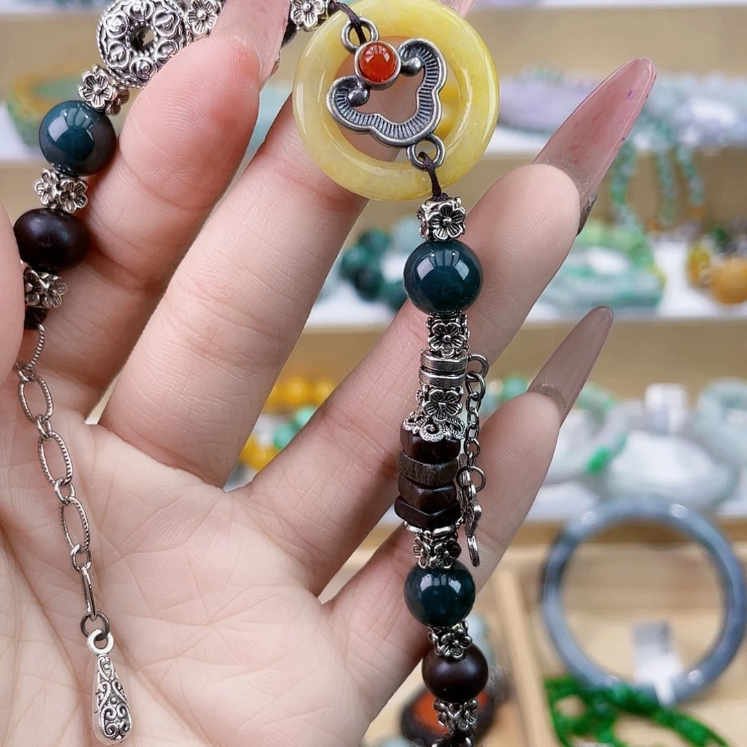 翡翠未镶嵌手链手链