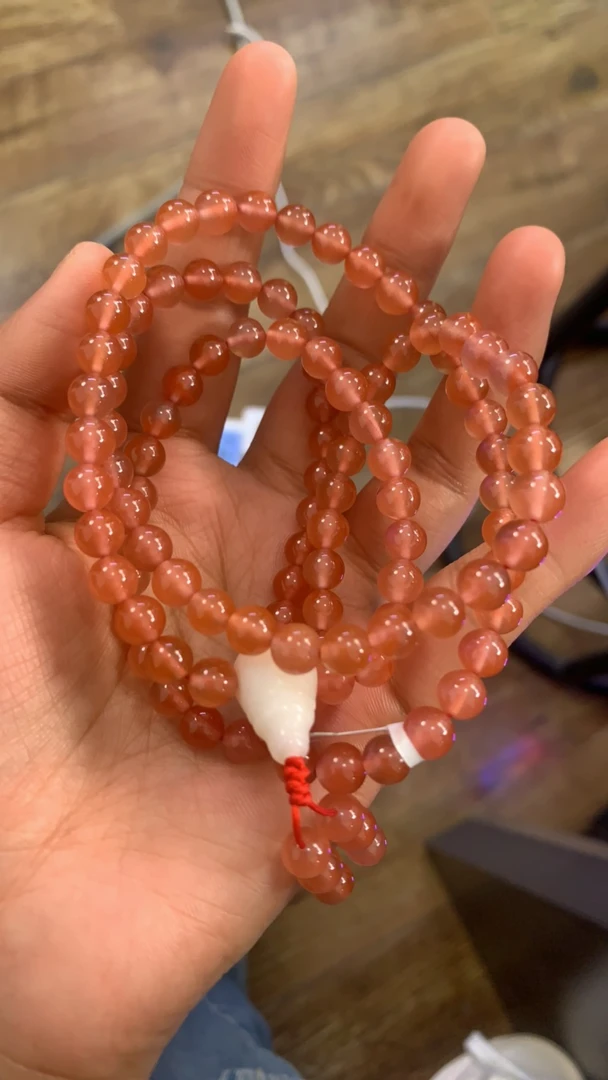 保山南红6mm+冰红多圈