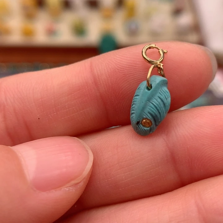 绿松石绿松石配饰18K金镶嵌