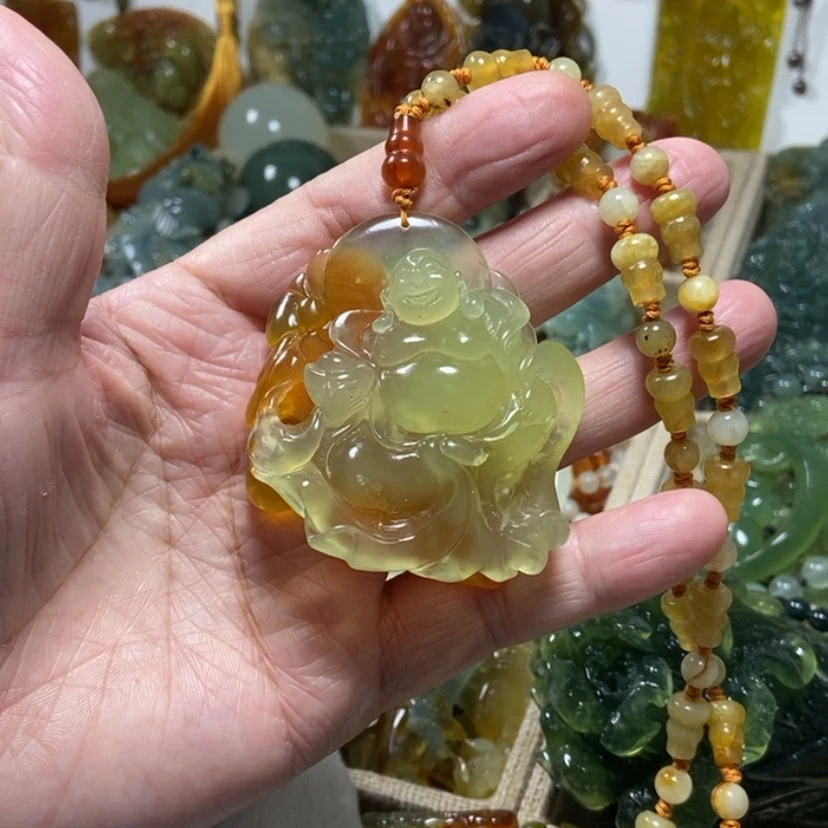 【闪购商品】未镶嵌蛇纹石玉颈饰