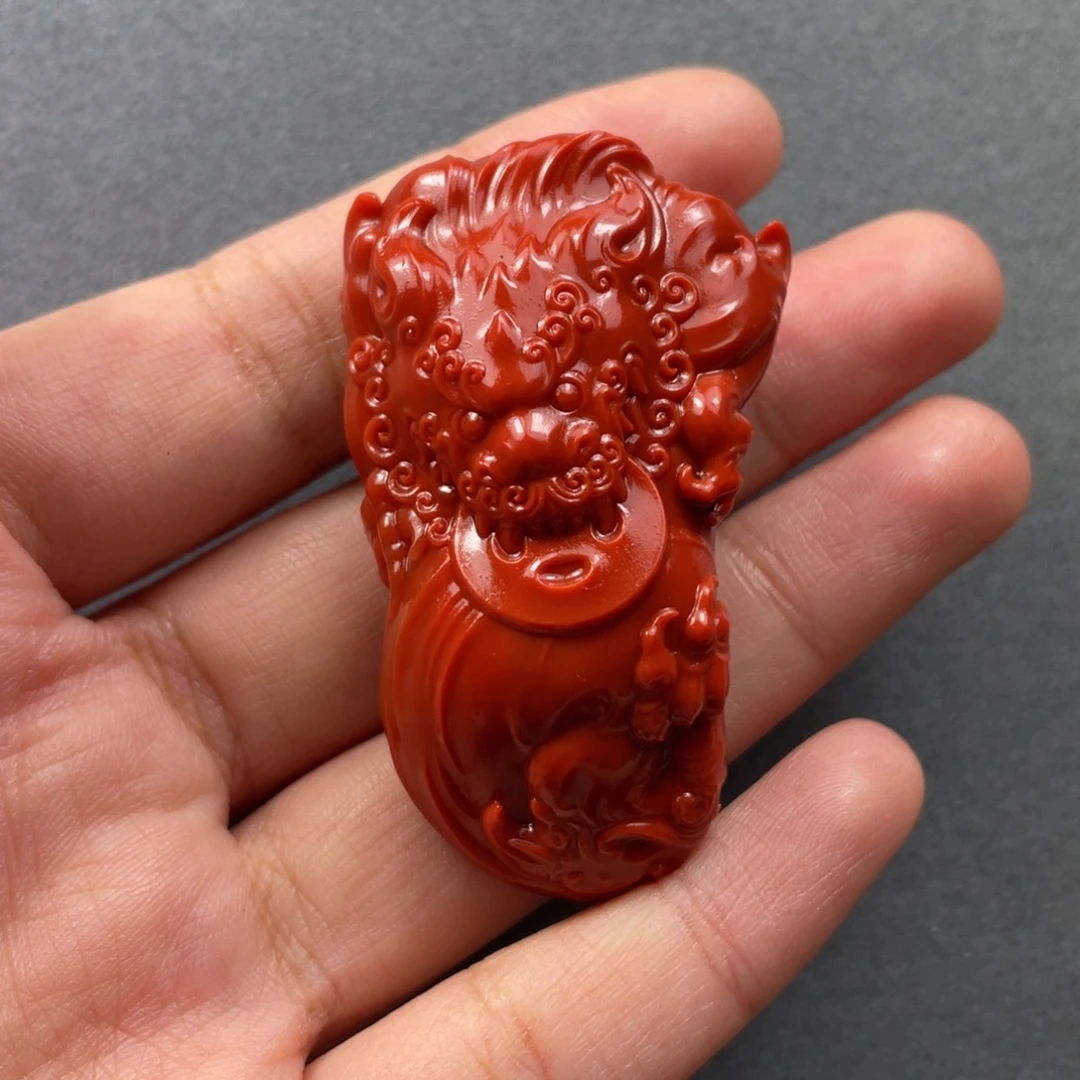 南红玛瑙未镶嵌配饰貔貅