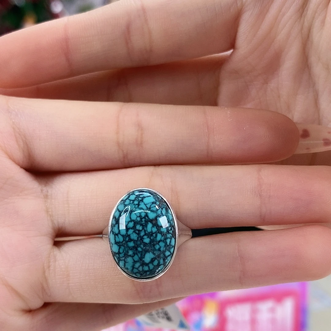 绿松石银S925镶嵌珠宝奇石