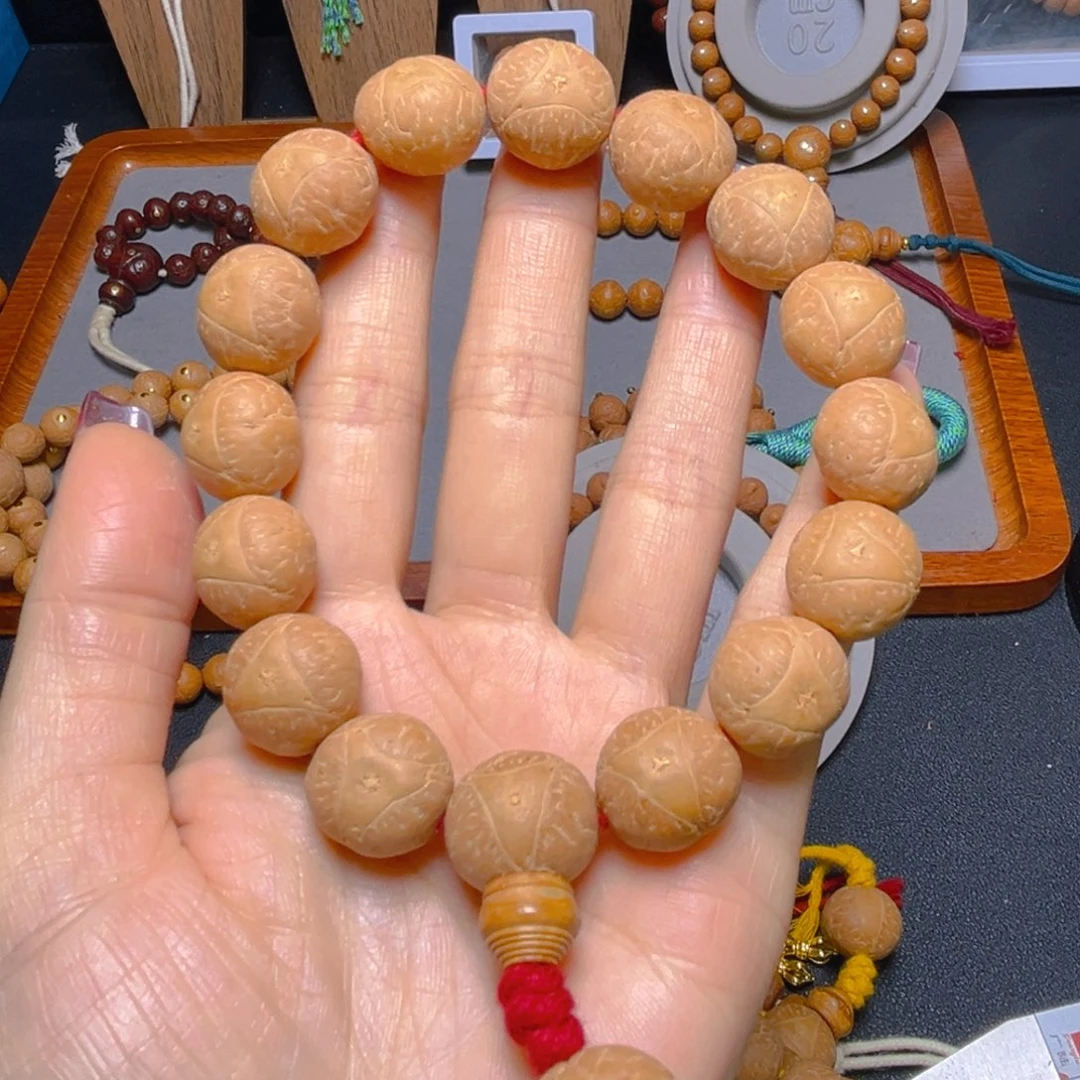 凤眼菩提吊坠16mm2025精品玉华皮龙眼手串