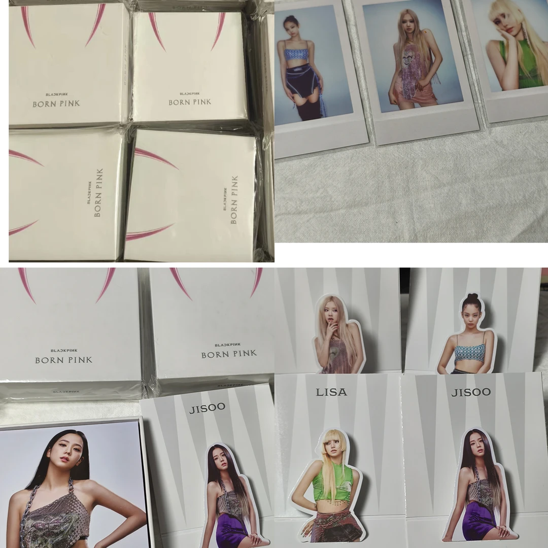 包邮blackpink正规二[BORN PINK] KiT ALBUM  墨 kit 版专辑、小卡