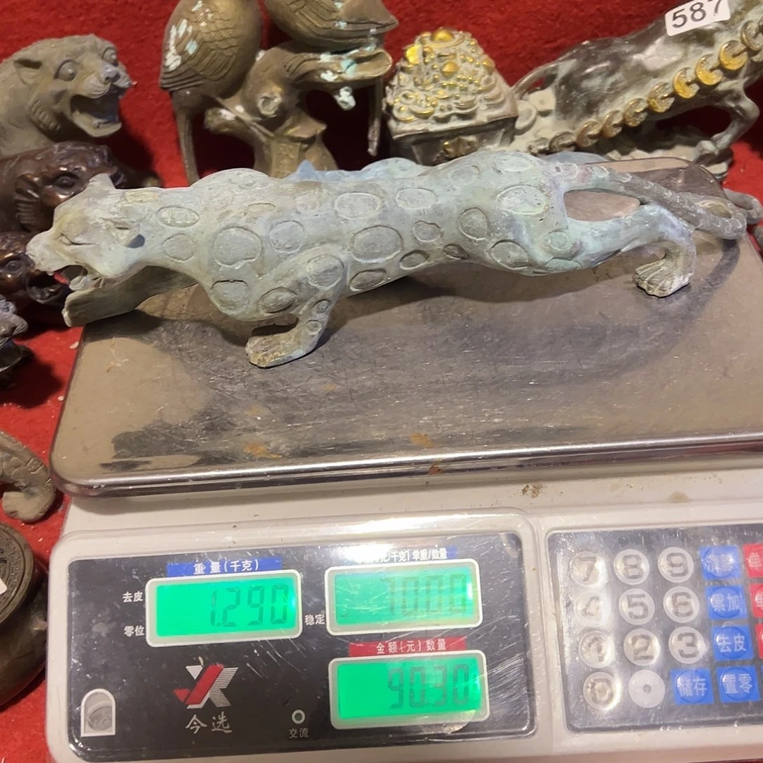 黄铜摆件，文房摆件