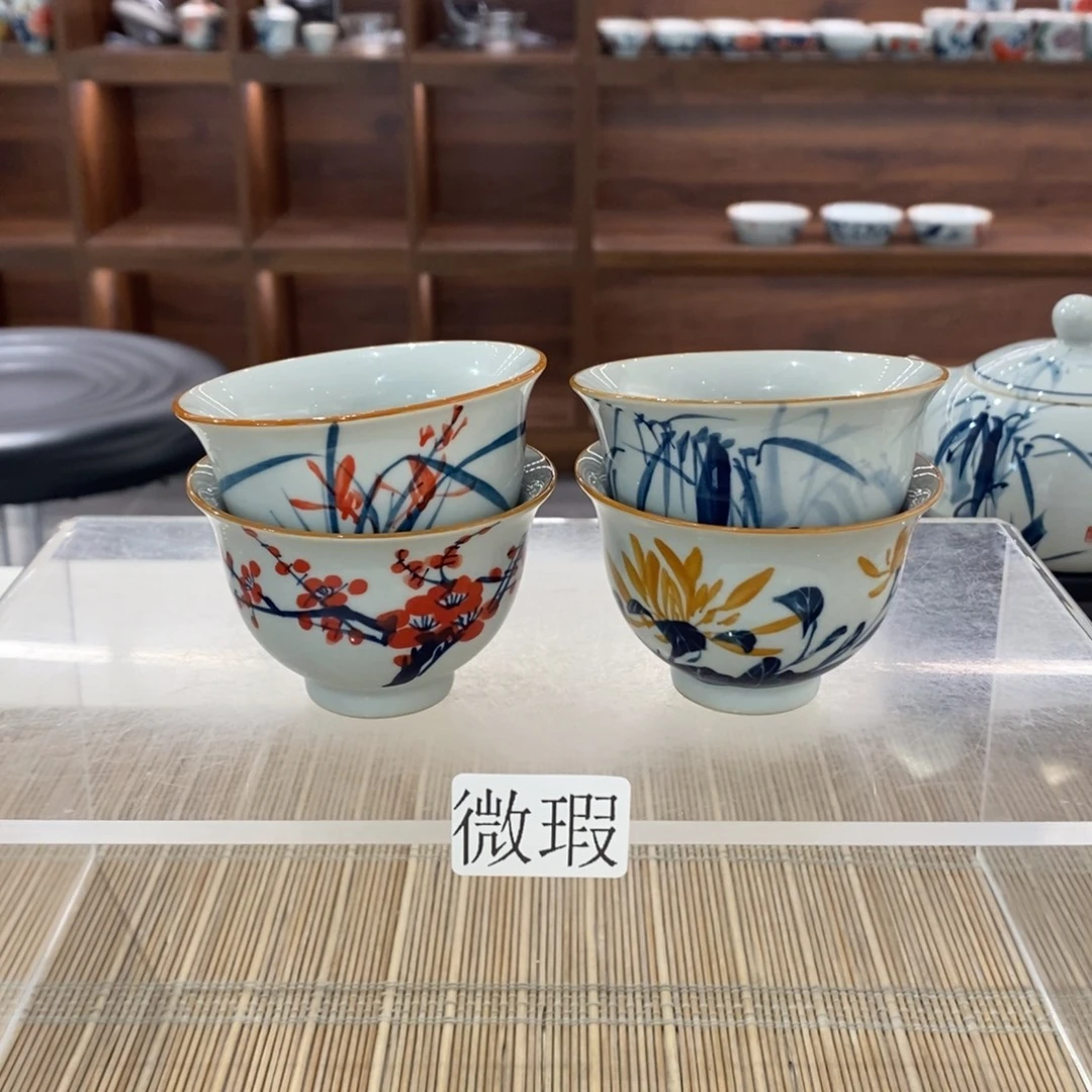 釉下彩手工绘制手工绘制