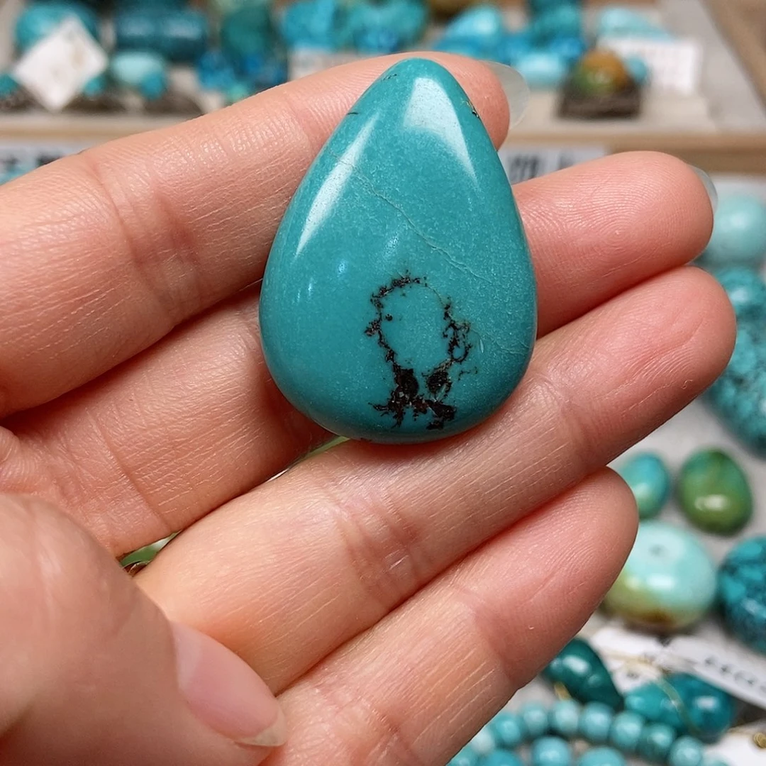 未镶嵌绿松石珠宝半成品