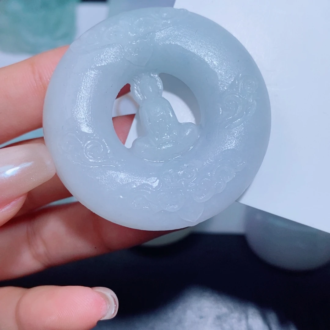 定制翡翠未镶嵌定制毛货翡翠挂件