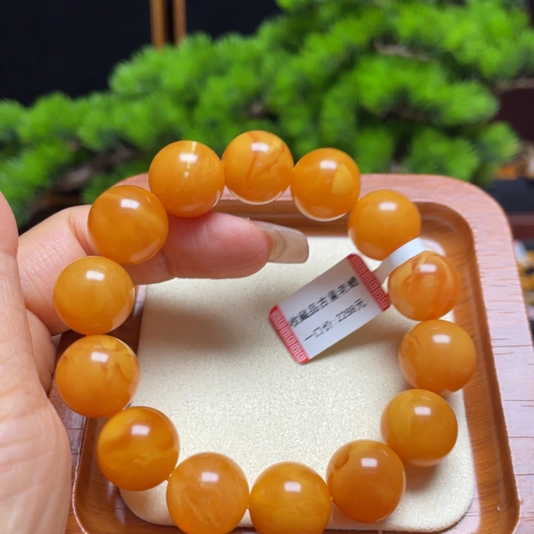 未镶嵌蜜蜡手链手串