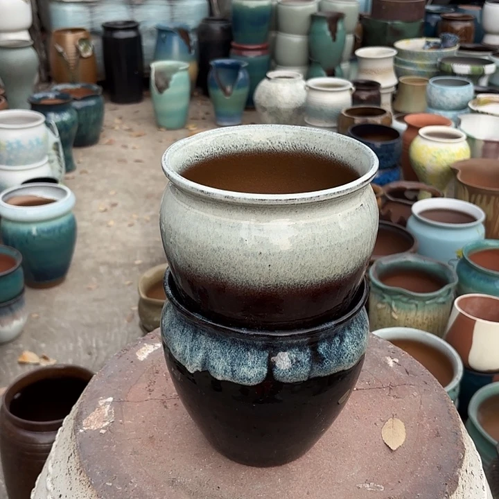 高度17厘米口径17厘米瑕疵