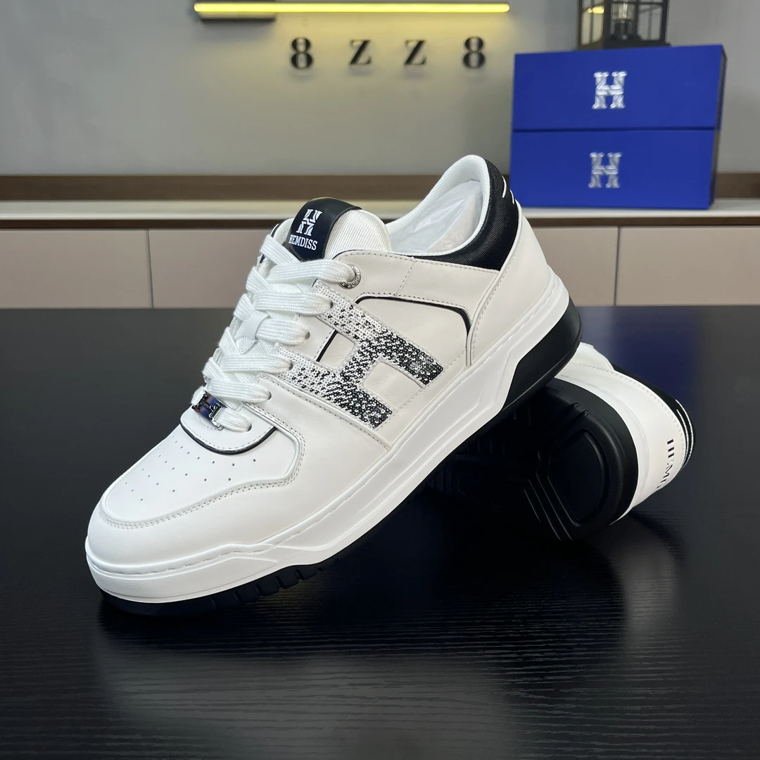 【8ZZ8名品】HEMDISS欧货男士男士低帮时尚百搭小白鞋休闲板鞋轻便