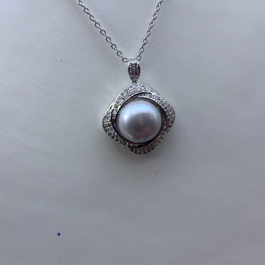 吊坠(不含链)合金淡水珍珠