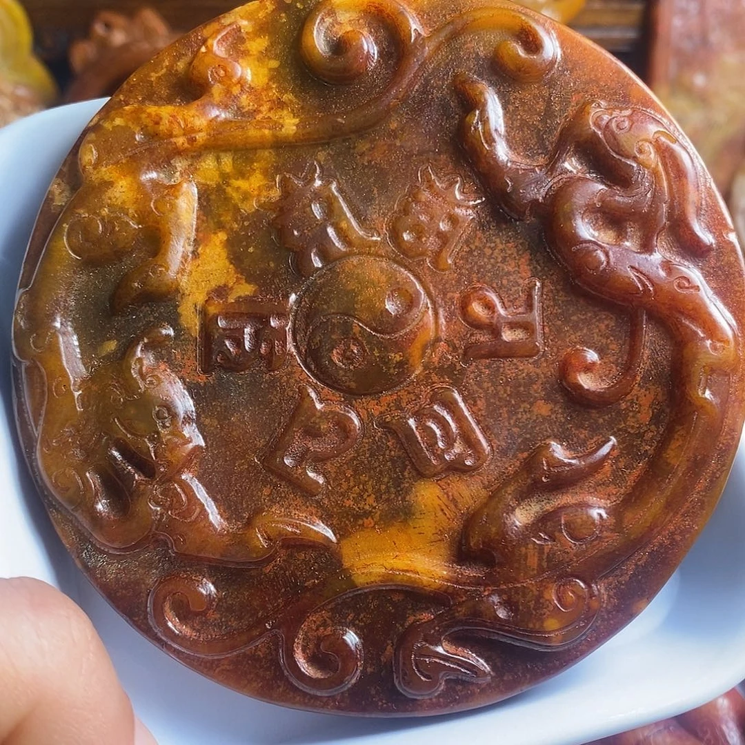 岫岩老玉（透闪石质玉）未镶嵌挂件