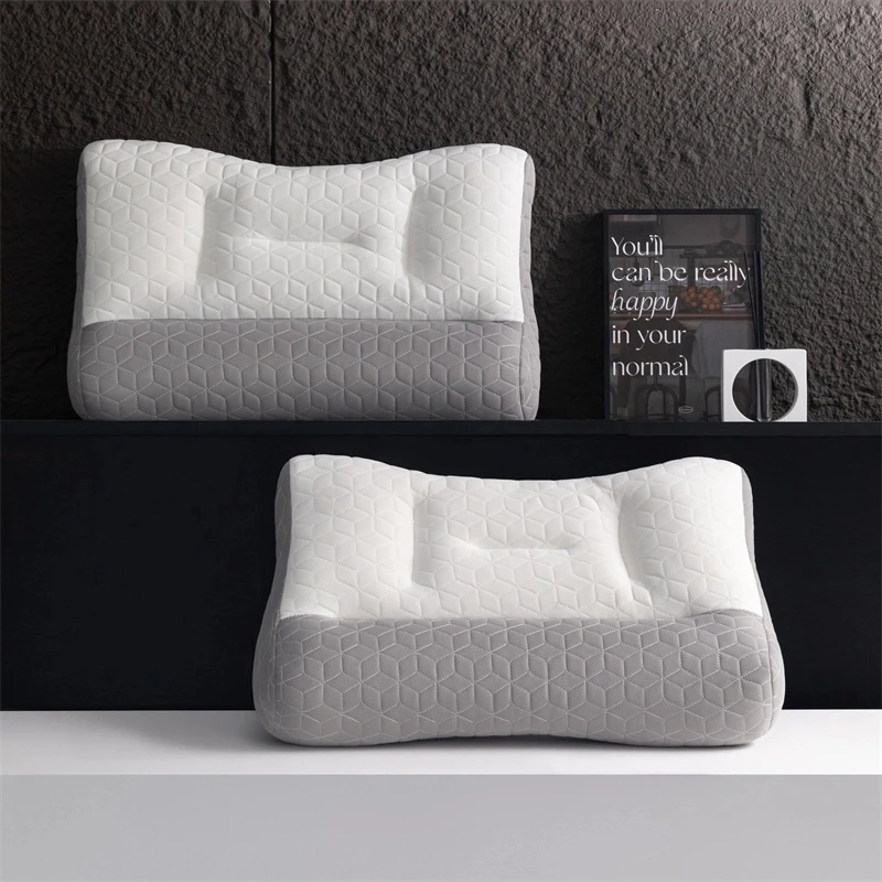 【送枕套】反弓牵引枕头护颈助眠防螨枕芯透气颈椎枕成人睡眠枕