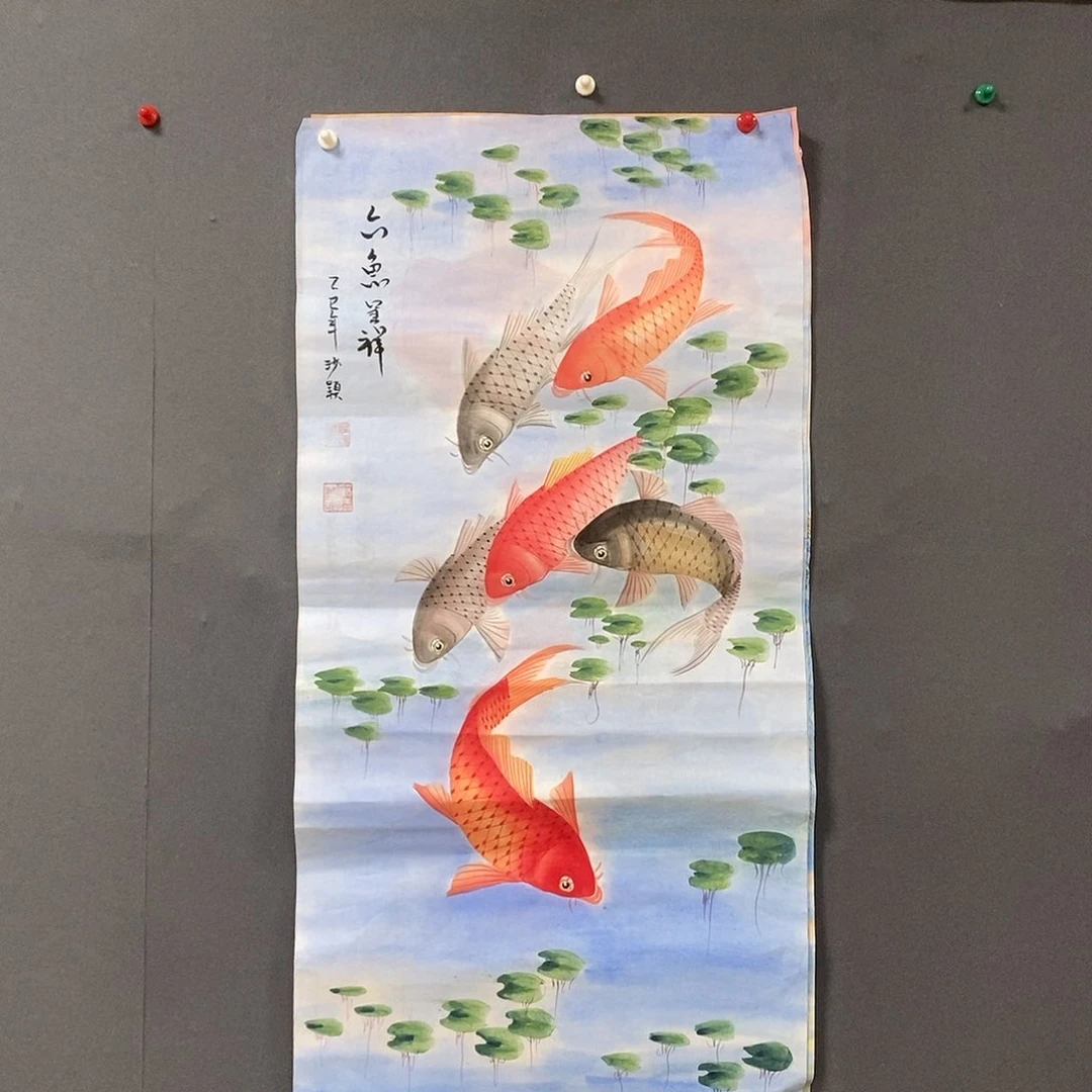 国画沙颖手绘作品欣赏50.100