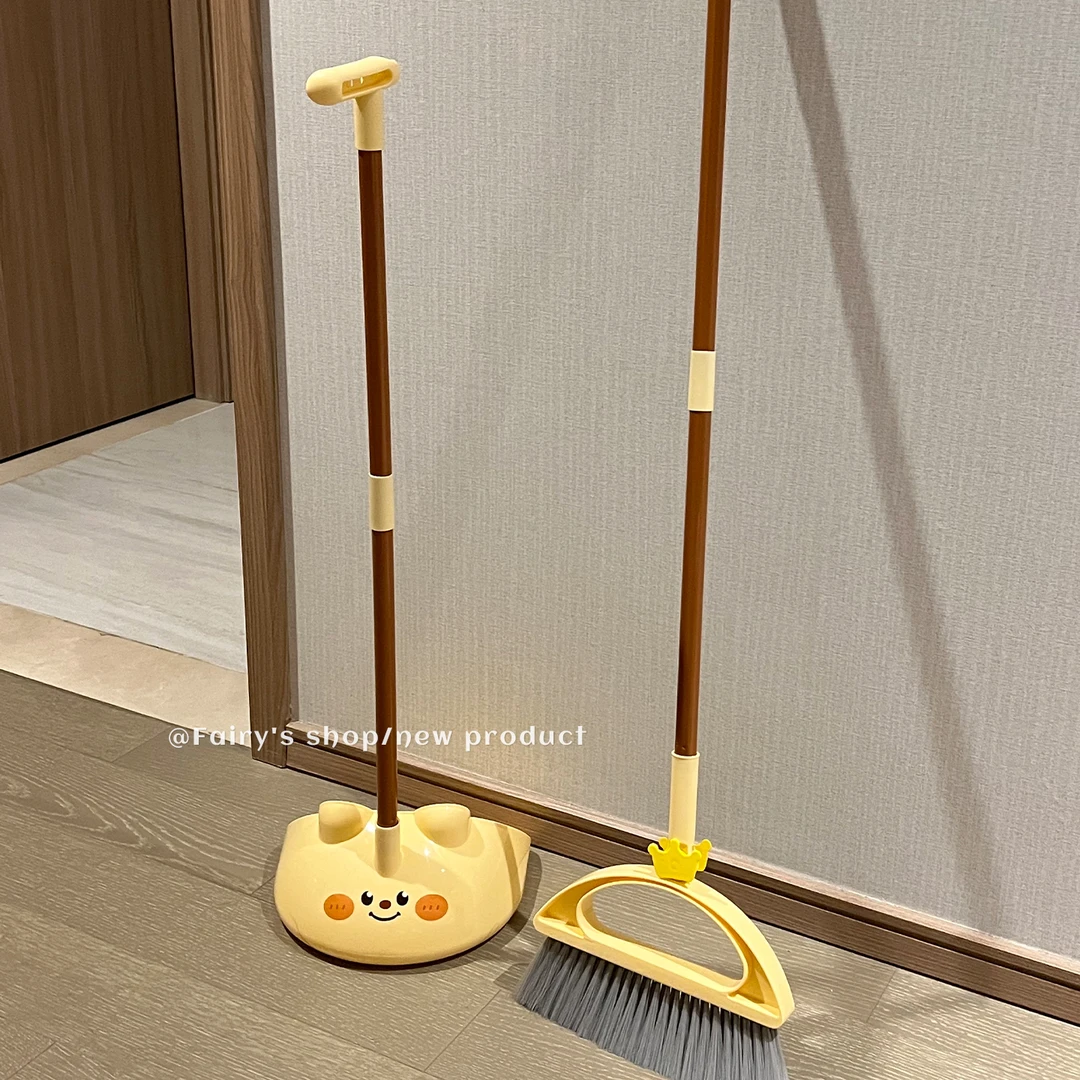 可爱扫把套装结实耐用小扫帚簸箕组合家用清洁地板不粘头发垃圾铲