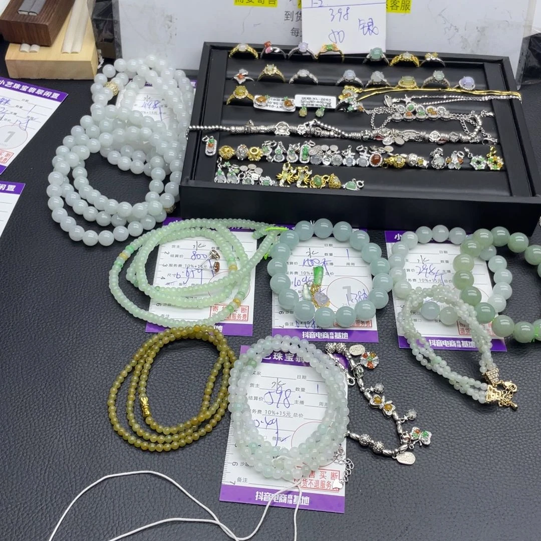 翡翠银S925镶嵌颈饰吊坠