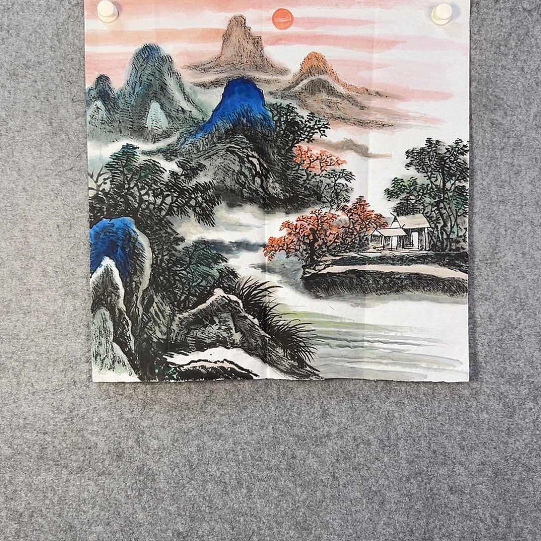 国画592 花鸟在此处飞翔也不太