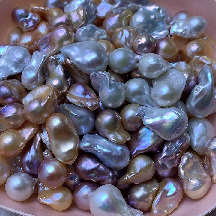 淡水珍珠耳饰银S925镶嵌?****?