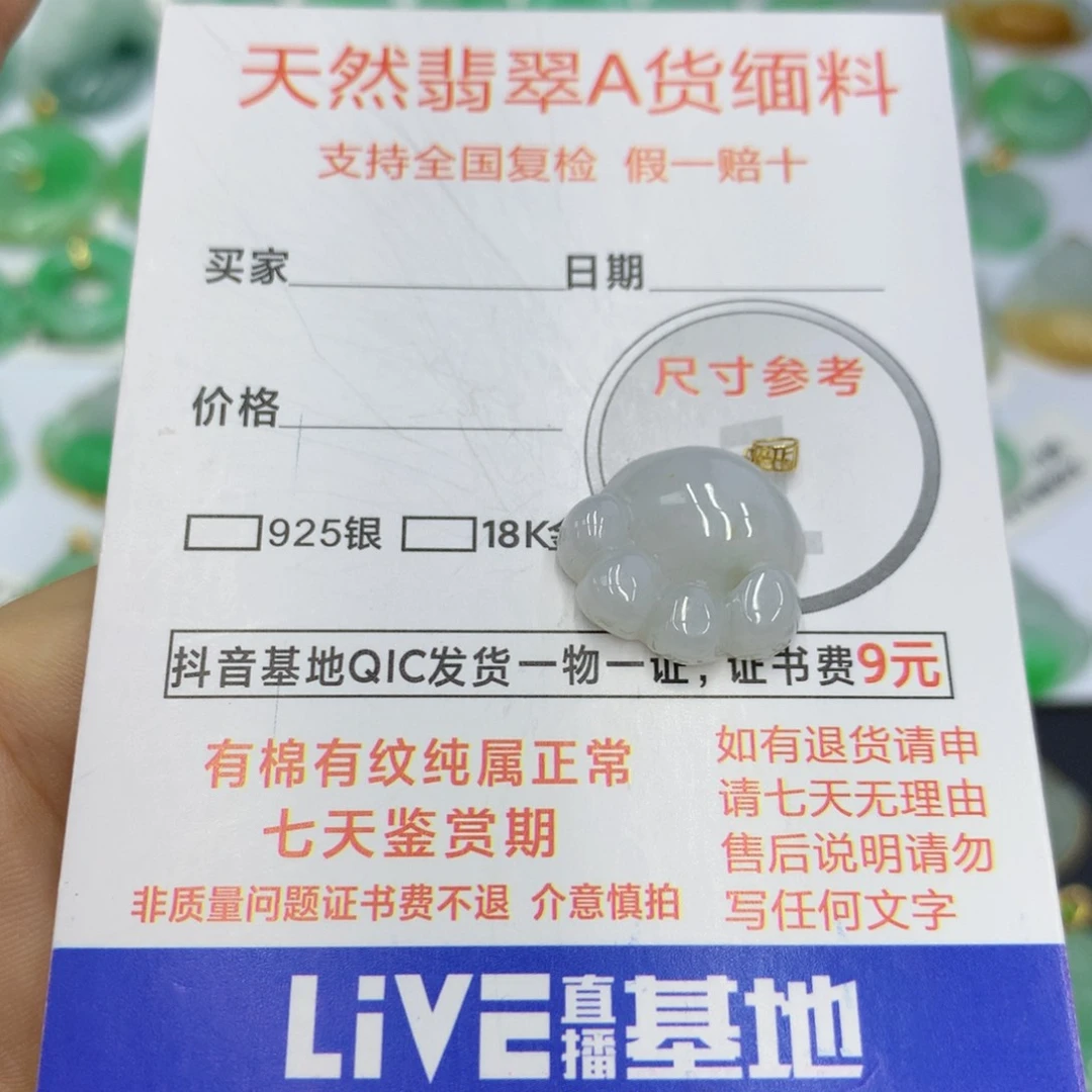 翡翠颈饰未镶嵌翡翠