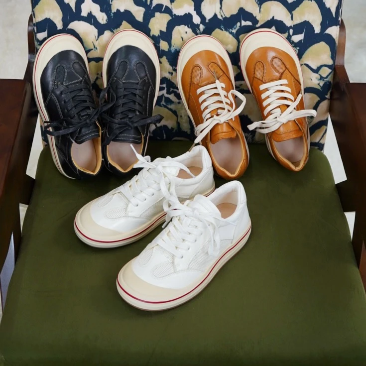 手工马皮四季通用系带单鞋油蜡皮休闲板鞋休闲鞋小白鞋