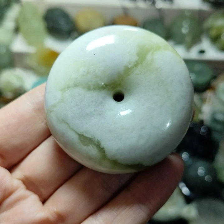 岫玉平安扣未镶嵌